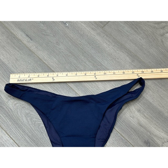 Eberjey Womens Pique Dree Bikini Bottom Low Rise Classic Cut Peaca Size S NWT - Picture 9 of 10